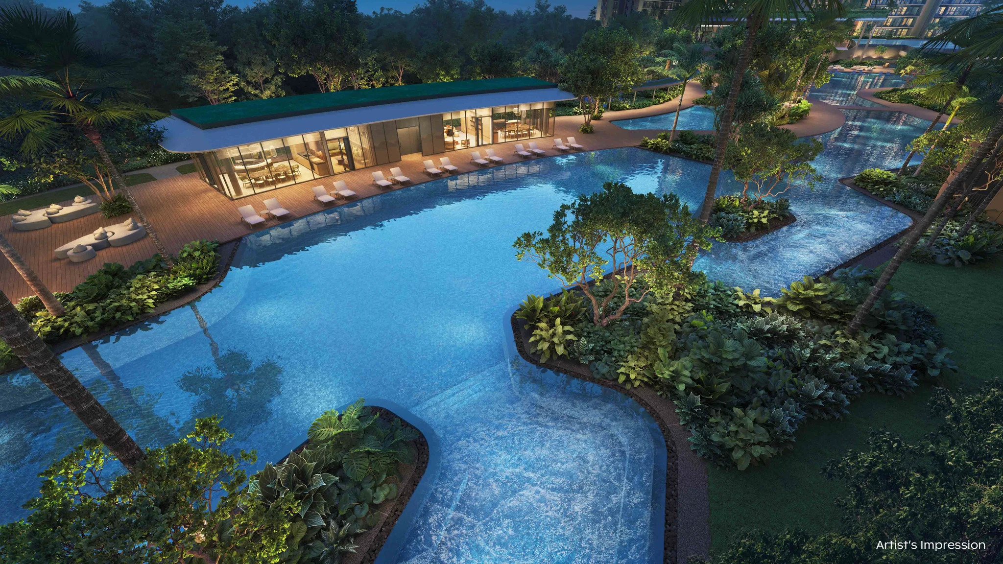 50m Canopy Lap Pool & Hammock Cove